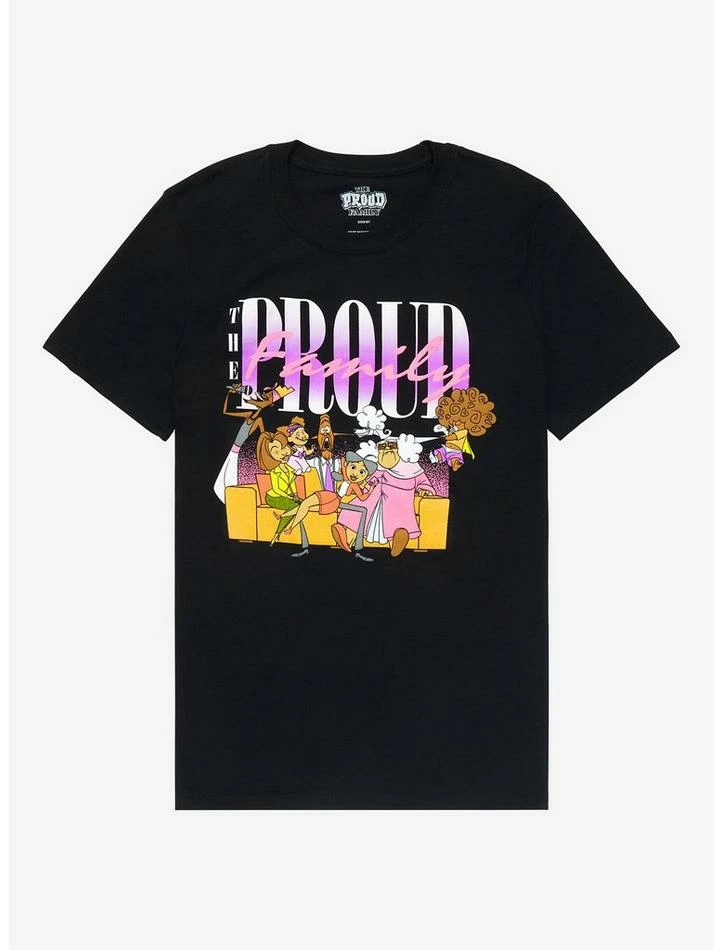 Outlet ✨ Disney The Proud Family Group Portrait Boyfriend Fit 💯 Girls T-Shirt ⭐ 1 Outlet ✨ Disney The Proud Family Group Portrait Boyfriend Fit 💯 Girls T-Shirt ⭐