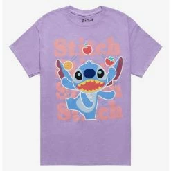 Flash Sale 🥰 Disney Lilo & Stitch Fruit Boyfriend Fit Girls T-Shirt 🥰
