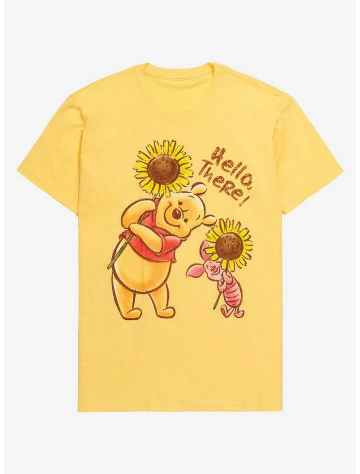 Hot Sale π Disney Winnie The Pooh Sunflower Besties Boyfriend Fit Girls T-Shirt π 1 Hot Sale π Disney Winnie The Pooh Sunflower Besties Boyfriend Fit Girls T-Shirt π
