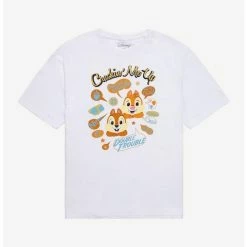 Best deal ❤️  Disney Chip 'N' Dale Speech Bubbles Boyfriend Fit  Girls T-Shirt 🛒