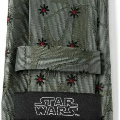 New 🔔 Star Wars The Book of Boba Fett Green Motif Men's Tie ⭐ -Dressup Outfits Shop 18659741 av4