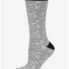 Cheap 💯 Disney Donald Duck Patterned Gray Men's Socks 🤩