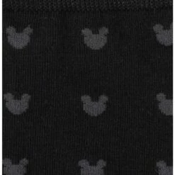 Discount 🔥 Disney Mickey Mouse Silhouette Motif Black Men's Socks 🌟 -Dressup Outfits Shop 18659789 av2