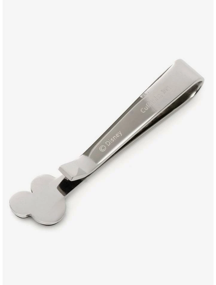 Cheap 𧨠Disney Mickey Mouse Onyx Stainless Steel Tie Bar π― 2 Cheap 𧨠Disney Mickey Mouse Onyx Stainless Steel Tie Bar π― - Image 2
