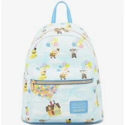 Hot Sale 𧨠Loungefly Disney Pixar Up Group Balloons Mini Backpack π