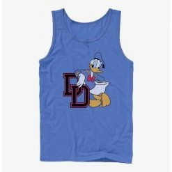 Brand new ❤️ Disney Donald Duck Donald College DD Tank Top 🛒