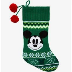 Deals ⭐ Disney Mickey Mouse Knit Stocking Hot Topic Exclusive ✔️
