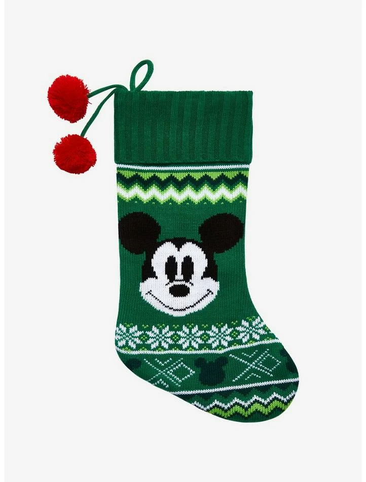 Deals ⭐ Disney Mickey Mouse Knit Stocking Hot Topic Exclusive ✔️ 1 Deals ⭐ Disney Mickey Mouse Knit Stocking Hot Topic Exclusive ✔️