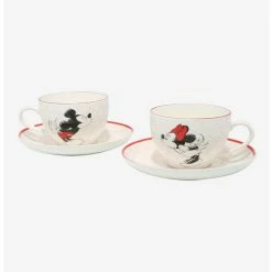 Best Sale ✔️ Disney Mickey Mouse & Minnie Mouse Kiss Teacup Set 🎁