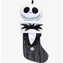 Buy ❤️ The Nightmare Before 😀 Christmas Jack Skellington Plush Stocking ✨
