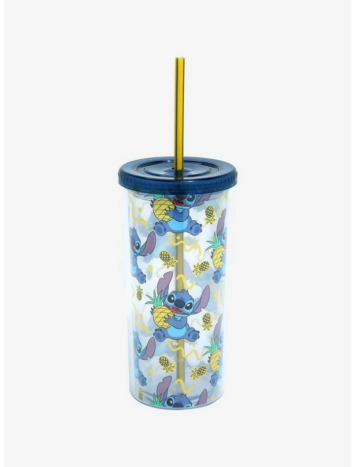 Cheapest ✨ Disney Lilo & Stitch Pineapple Acrylic Travel Cup ⌛ 1 Cheapest ✨ Disney Lilo & Stitch Pineapple Acrylic Travel Cup ⌛