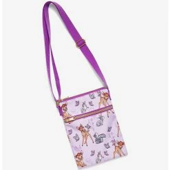Coupon ⭐ Loungefly Bambi Forest Friends Passport Crossbody Bag ❤️