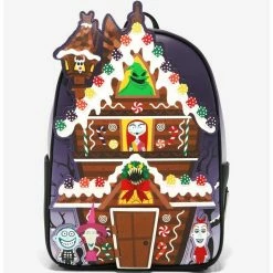 Best deal π₯° Loungefly The Nightmare Before Christmas Gingerbread House Mini 𧨠Backpack β¨