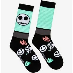 Flash Sale 🌟 The Nightmare Before Christmas Faces Crew Socks 👏