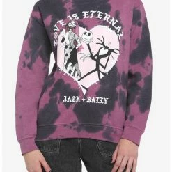 Wholesale 🥰 The Nightmare Before ❄ Christmas Love Is Eternal Tie-Dye 🧨 Girls Sweatshirt ⭐