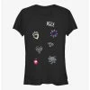 Promo ❤️ Disney Descendants Evie Peace Patches 🥰 Girls T-Shirt ⭐
