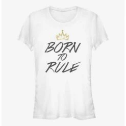 Outlet 👍 Disney Descendants Born To Rule Crown ⭐ Girls T-Shirt ❤️