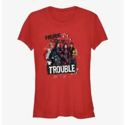 Promo ⭐ Disney Descendants Here Comes Descendants Girls T-Shirt ⭐