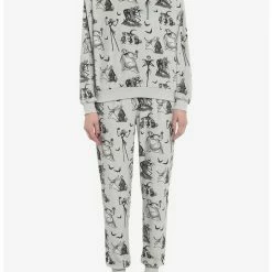 Discount 🥰 The Nightmare Before Christmas Characters Girls Lounge Set 😍