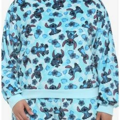Best Pirce 👏 Disney Stitch 🔥 Girls Lounge Set Plus Size ✨