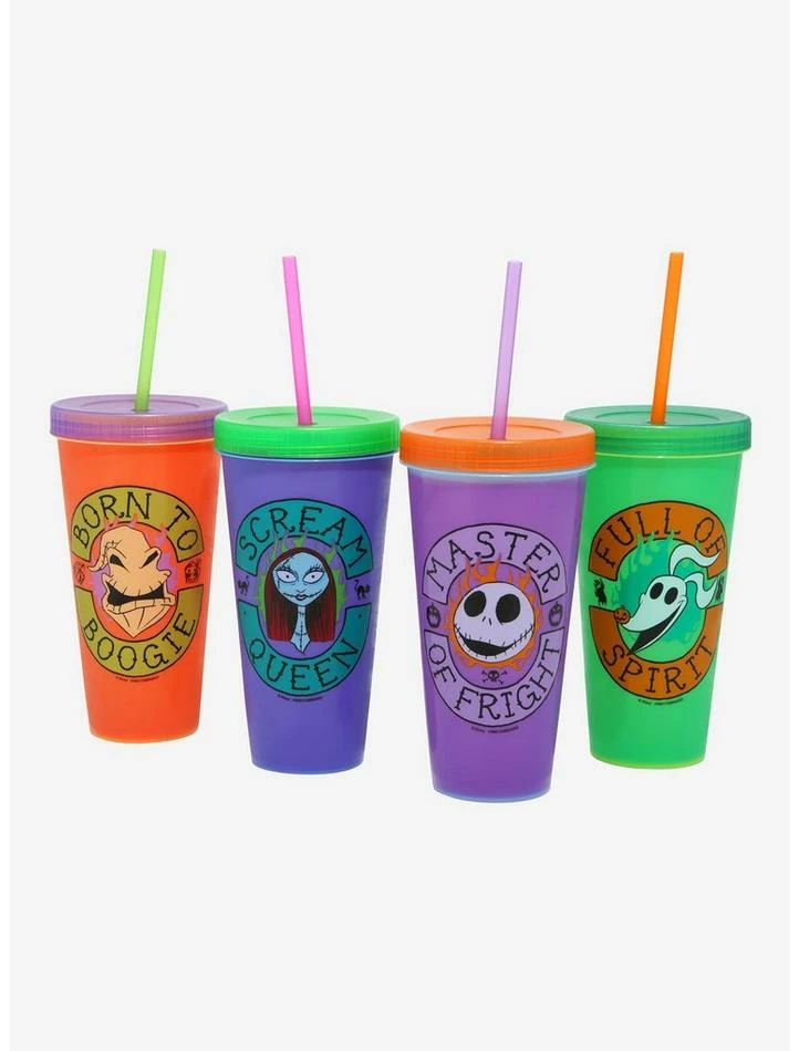 Cheapest ✨ The Nightmare Before ❤️ Christmas Color-Changing Travel Cup Set ⭐ 2 Cheapest ✨ The Nightmare Before ❤️ Christmas Color-Changing Travel Cup Set ⭐ - Image 2