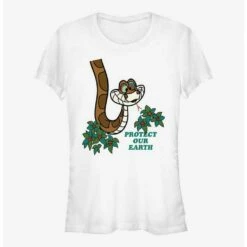 Budget 😉 Disney The Jungle Book Kaa Protect The Earth Girls T-Shirt 🎉