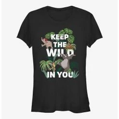 Outlet 😉 Disney The Jungle Book Keep The Wild 🌟 Girls T-Shirt ⌛