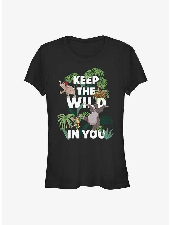 Outlet 😉 Disney The Jungle Book Keep The Wild 🌟 Girls T-Shirt ⌛ 1 Outlet 😉 Disney The Jungle Book Keep The Wild 🌟 Girls T-Shirt ⌛