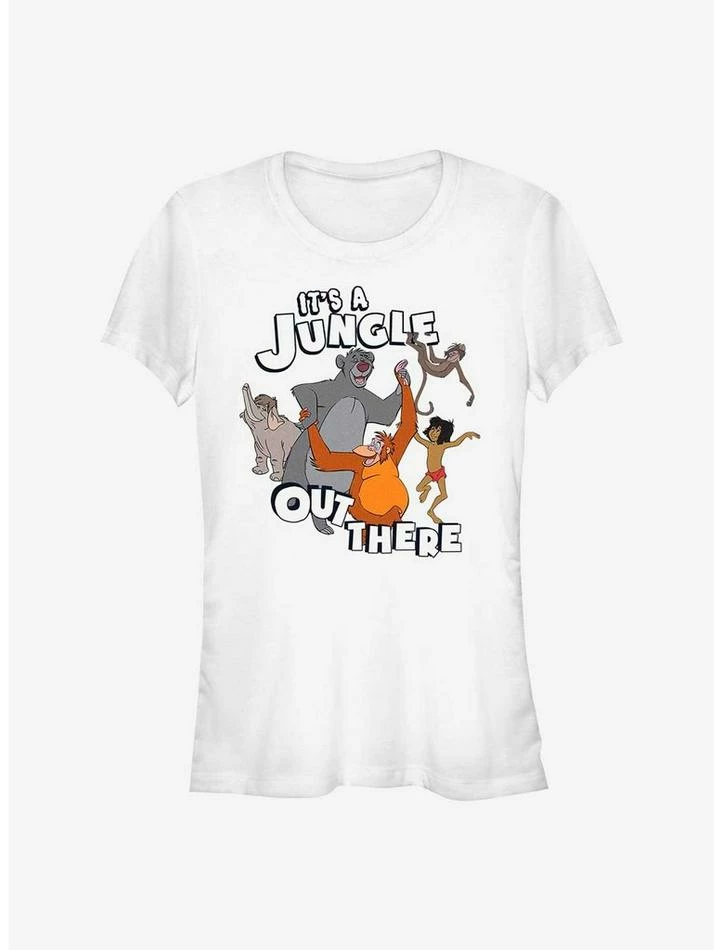New 🥰 Disney The Jungle Book It's a Jungle Out There Girls T-Shirt 🤩 1 New 🥰 Disney The Jungle Book It's a Jungle Out There Girls T-Shirt 🤩