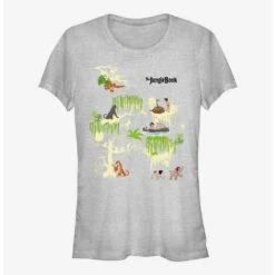 Buy ⭐ Disney The Jungle Book Scene Squad Girls T-Shirt ✔️