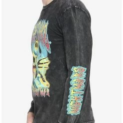 Wholesale ✨ The Nightmare Before 💯 Christmas Metal Dark Wash Long-Sleeve T-Shirt 😍 -Dressup Outfits Shop 18801279 av3