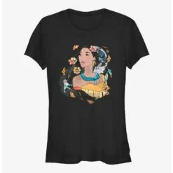 Best Sale ✨ Disney Pocahontas Earth Day Dreamcatcher Sketch Girls T-Shirt 😀