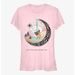 Cheapest 🔔 Disney Pocahontas Earth Day Let The Wind Guide Girls T-Shirt ✨