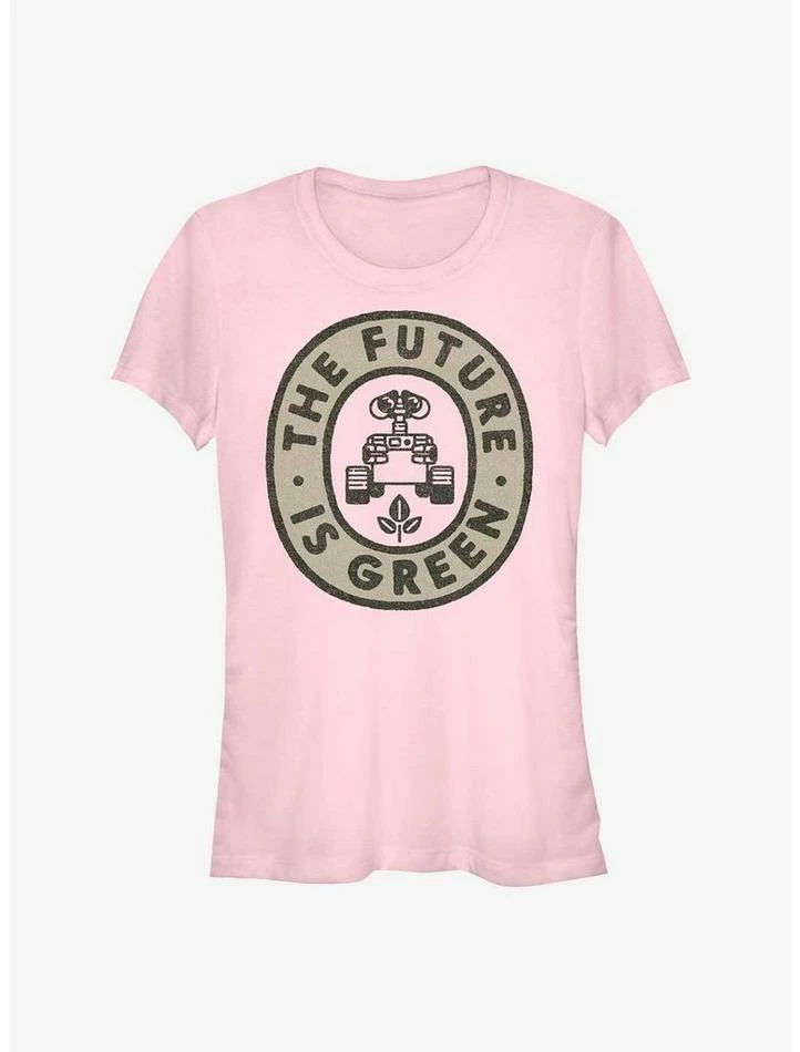 Discount 😀 Disney Pixar Wall-E Earth Day The Future Is Green Girls T-Shirt ⌛ 1 Discount 😀 Disney Pixar Wall-E Earth Day The Future Is Green Girls T-Shirt ⌛