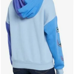 Best Pirce 🎉 Disney Lilo & Stitch Color-Block Girls Hoodie 👍 -Dressup Outfits Shop 18812942 av2