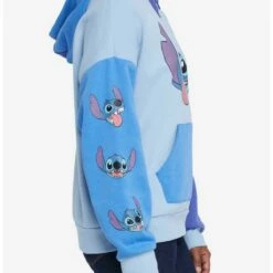 Best Pirce 🎉 Disney Lilo & Stitch Color-Block Girls Hoodie 👍 -Dressup Outfits Shop 18812942 av3
