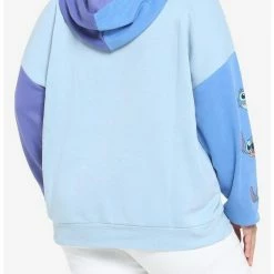 Coupon 😀 Disney Lilo & Stitch Color-Block Girls Hoodie Plus Size 🤩 -Dressup Outfits Shop 18812986 av2