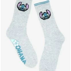 Hot Sale ✨ Disney Lilo & Stitch Patch Crew Socks 🔔