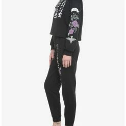 Budget 🎉 Her Universe Disney The Haunted Mansion Madame Leota Girls Crop Sweatshirt 🎉 -Dressup Outfits Shop 18862617 av3