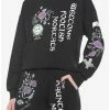 Budget 🎉 Her Universe Disney The Haunted Mansion Madame Leota Girls Crop Sweatshirt 🎉