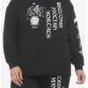 Promo 🛒 Her Universe Disney The Haunted Mansion Madame Leota Girls Crop Sweatshirt Plus Size 💯