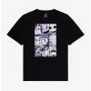 Wholesale 🎉 The Nightmare Before Christmas Purple Grid Boyfriend Fit Girls T-Shirt 😀
