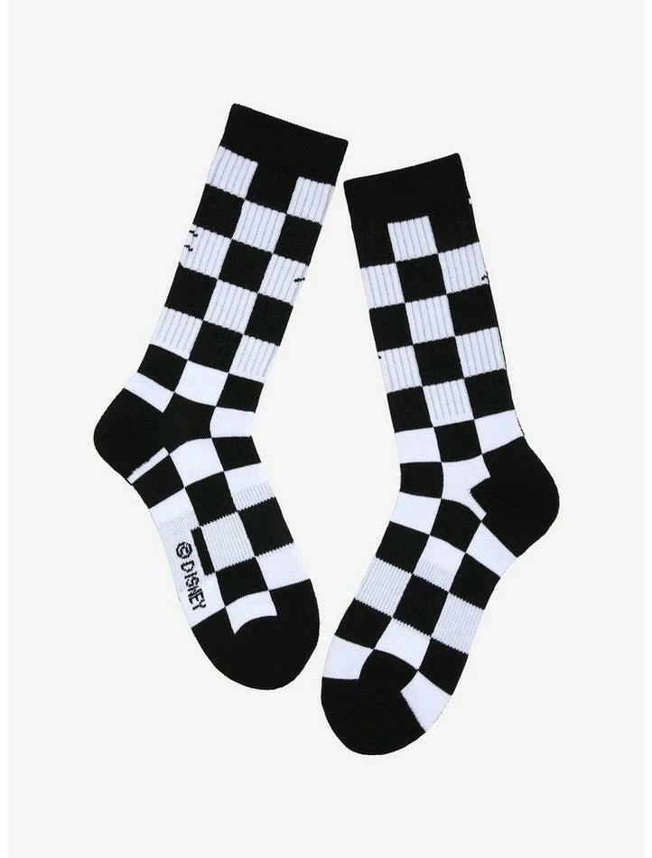 Flash Sale π The Nightmare Before Christmas Jack Checkered Crew Socks π 2 Flash Sale π The Nightmare Before Christmas Jack Checkered Crew Socks π - Image 2