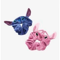Discount ✨ Disney Lilo & Stitch Duo 3D Ears Hair Scrunchie Set 👏