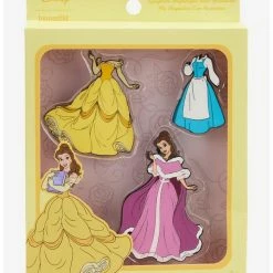 Brand new 💯 Loungefly Disney Beauty And The Beast Belle Magnetic Enamel Pin Set ✨