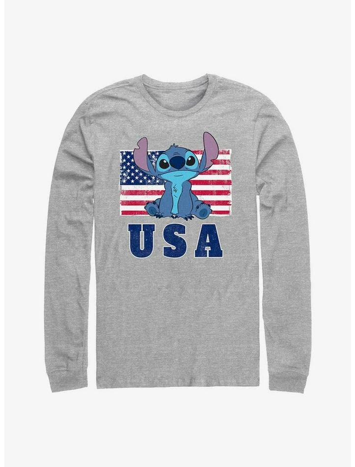 Coupon 🌟 Disney Lilo & Stitch America Long Sleeve T-Shirt 😀 1 Coupon 🌟 Disney Lilo & Stitch America Long Sleeve T-Shirt 😀