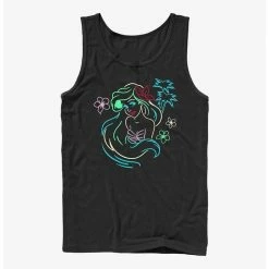 Top 10 😍 Disney The Little Mermaid Neon Ariel Tank 👍