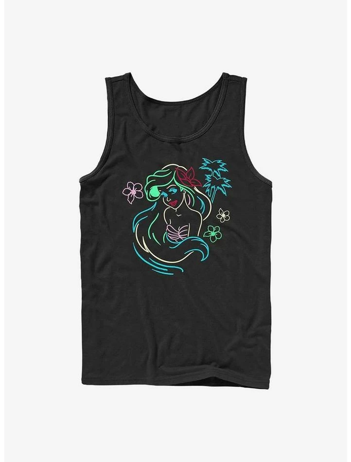 Top 10 😍 Disney The Little Mermaid Neon Ariel Tank 👍 1 Top 10 😍 Disney The Little Mermaid Neon Ariel Tank 👍