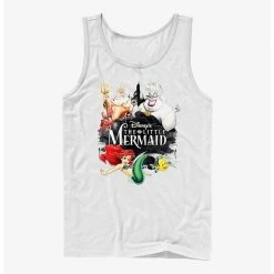 New 😍 Disney The Little Mermaid Watercolor Mermaid Tank ⌛