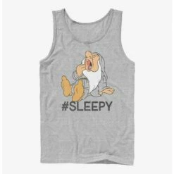 Best Pirce 🥰 Disney Snow White and the Seven Dwarfs Hashtag Sleepy Tank ❤️